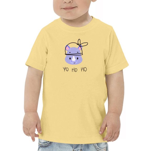 Little Pirate Rhino T-Shirt Toddler -Image by Shutterstock,  3 Toddler