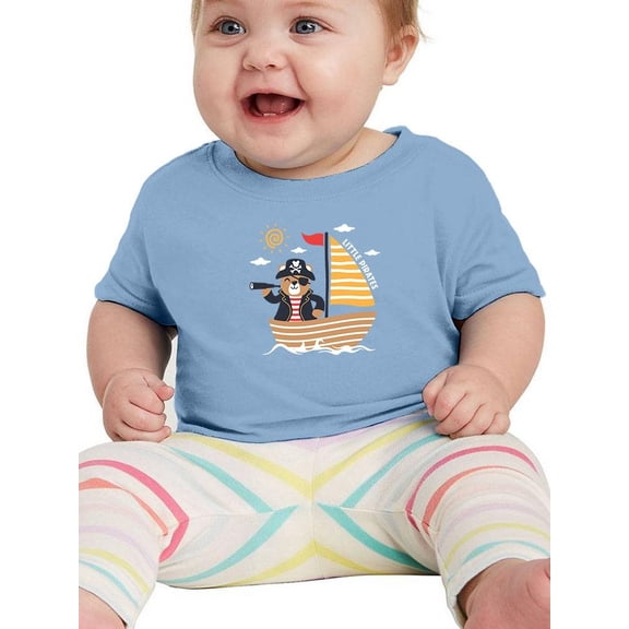 Little Pirates Boat T-Shirt Infant -Image by Shutterstock,  6 Months