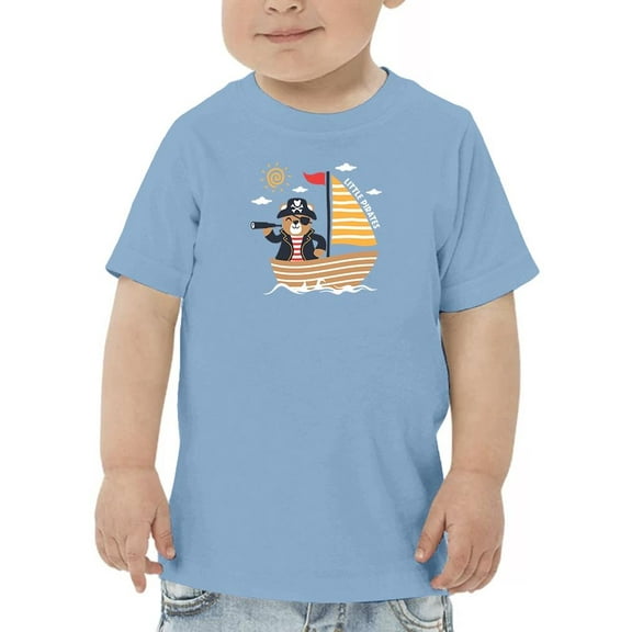 Little Pirates Boat T-Shirt Toddler -Image by Shutterstock, 4 Toddler