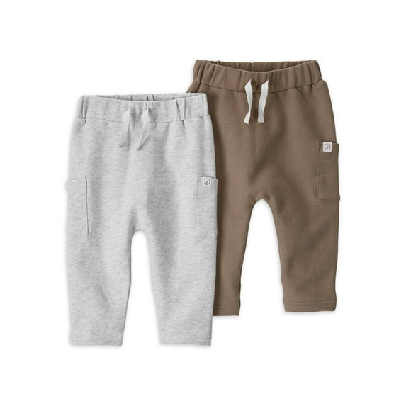 Little Planet by Carter's Baby Neutral Organic Pants, 2-Pack (Newborn-24 Month)