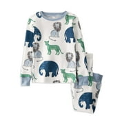 Little Planet by Carter's Baby & Toddler Boys Snug Fit Organic Long Sleeve Pajamas, 2pc, 9 Months-5T