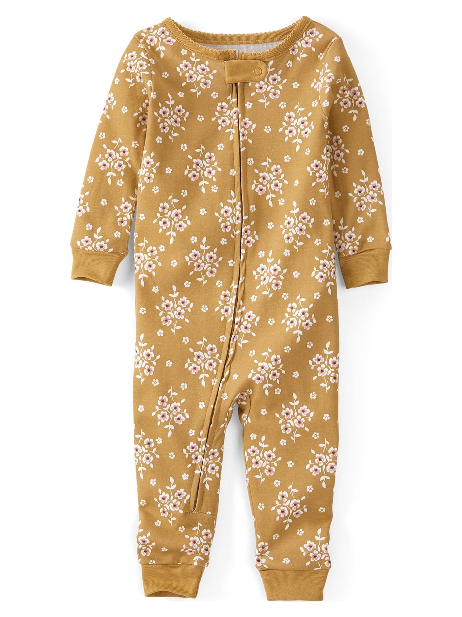 Little Planet by Carter's Baby & Toddler Girls Organic Snug Fit 1pc Footless Pajama, 12-24 Months