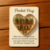 A Little Pocket Bookshelf, Mini Cute Cat On The Bookshelf Decoration Funny Pocket Stress Relief Toy with Card, Unique 2026 Gifts Special Encourage for Teens, Gifts for Him Her