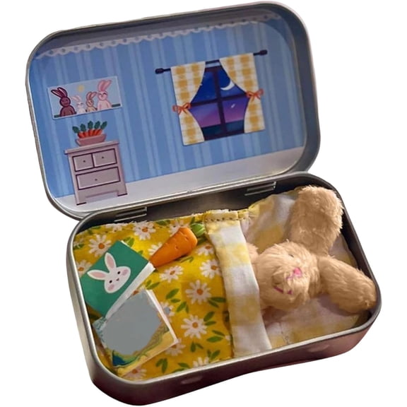 Little Pocket Bunny, Pocket Bunnies, Easter Basket Stuffer, DIY Pet Bunny Adoption, Easters Baskets Decorative Boxes, Personalised Mini Plush House