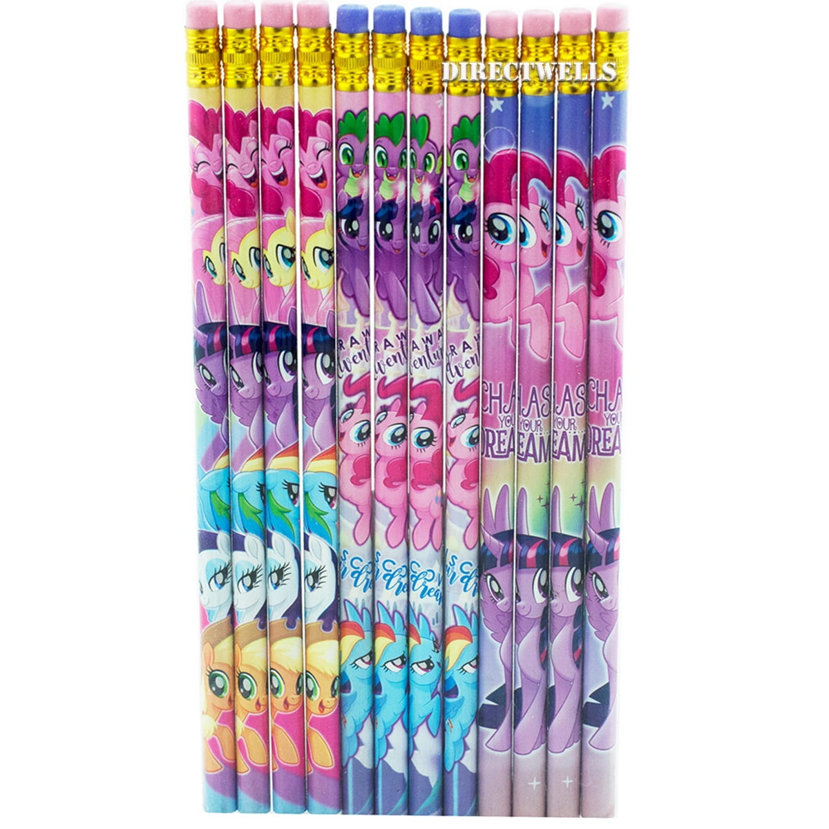 Hasbro Y Little Pony Pencil And Eraser 12 Pack : Aazon.ca