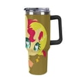 thumbnail image 1 of My Little Pony 40oz Insulated Tumbler Cup - Extra Large Leak-Proof Travel Mug with Straw &amp; Handle, Double-Wall Vacuum Stainless Steel, Keeps Drinks Hot/Cold for Hours - Perfect for Iced Coffee, T, 1 of 8