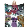 thumbnail image 1 of My Little Pony Throw Blanket Soft Lightweight Cozy Plush Flannel Bed Blanket Fuzzy Fluffy Fleece Blankets for Bedroom Living Room Couch Office 40"X30", 1 of 8