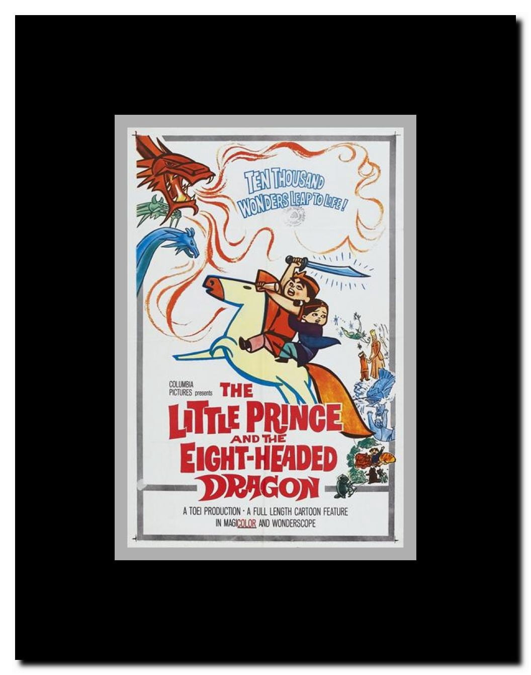 Little Prince and Eight Headed Dragon Framed Movie Poster