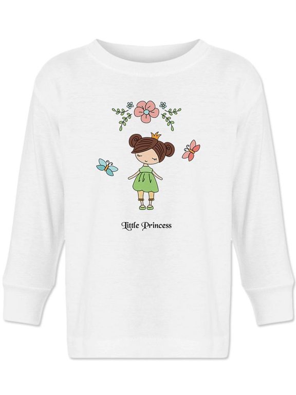 Little Princess And Flower. Long Sleeve Toddler -Image by Shutterstock, 2 Toddler
