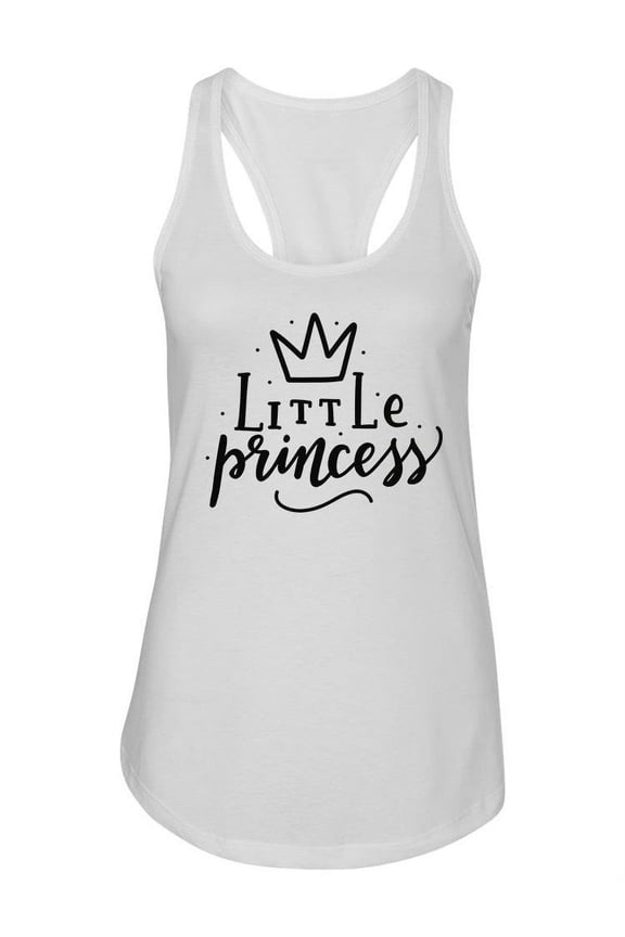 Little Princess Crown Design Tank Women -Image by Shutterstock, Female XX-Large