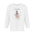 thumbnail image 1 of Little Princess Sketch Doodle. Long Sleeve Toddler - Toddler Long Sleeve Tee, White, 1 of 4