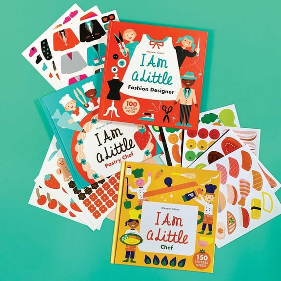 Little Professionals Little Professionals Collection Set (3-Book Set, Featuring 300+ Stickers), (Paperback)