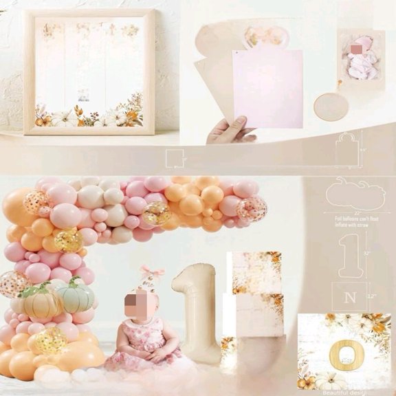 Little Pumpkin 1st Birthday Party Decorations Supplies, Pumpkin First Birthday DecorationOur Little Pumpkin is Turning One Decorations for Autumn Fall Halloween Thanksgiving 1st Bday