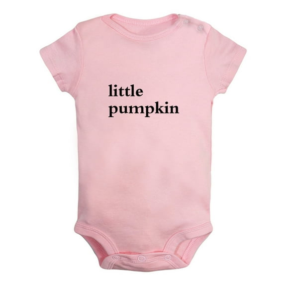 Little Pumpkin Funny Rompers For Babies, Newborn Baby Unisex Bodysuits, Infant Jumpsuits, Toddler 0-24 Months Kids One-Piece Oufits
