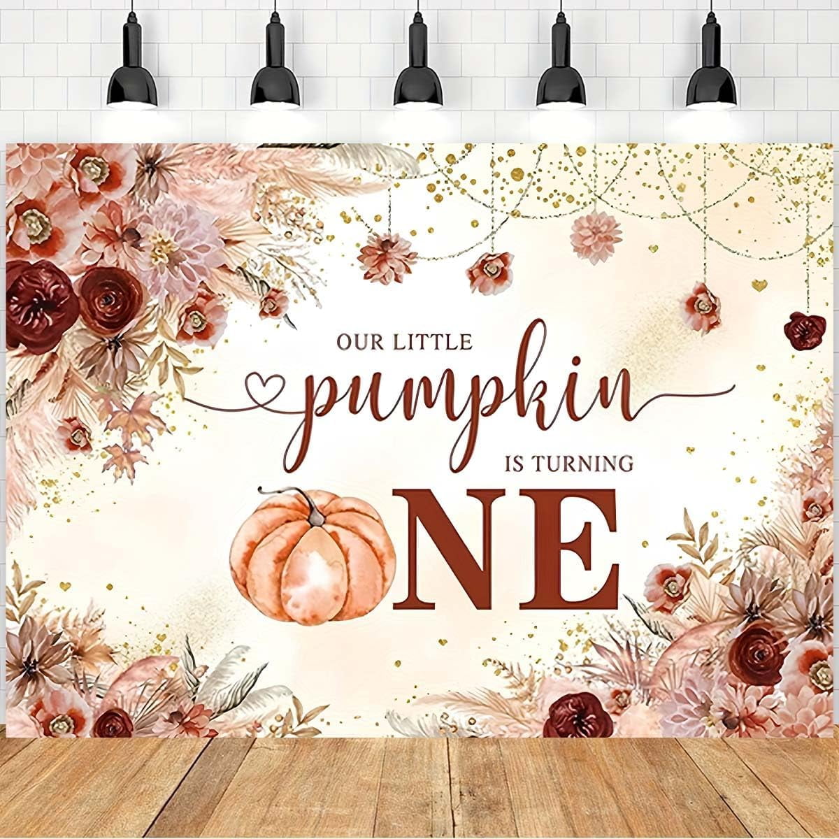 6x4ft Fall Backdrop Rustic Autumn Harvest Background Maple Leaves Woods Backdrops Pumpkin Hay Flower Basket Straw Mat Photography Banner Thanksgiving Party Decorations Photo Booth Props