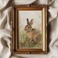 thumbnail image 1 of Little Rabbit Bunny Vintage Poster Easter Canvas Print Canvas Painting Wall Art For Farmhouse Home Living Room Decor Unframed, 1 of 7