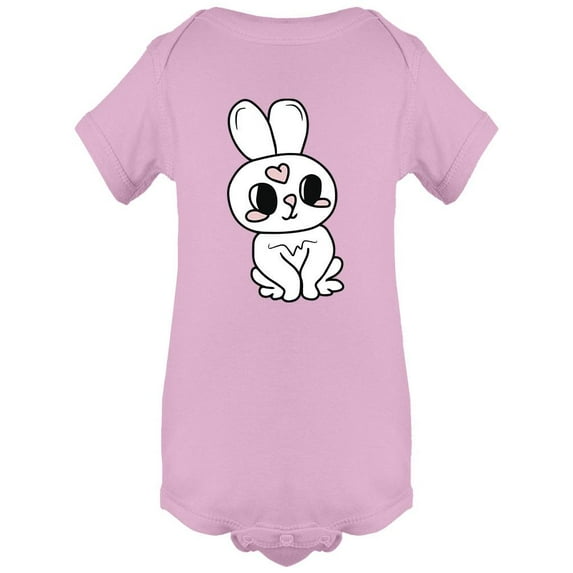 Little Rabbit Cartoon Design Bodysuit Infant -Image by Shutterstock, 24 Months