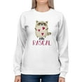 thumbnail image 1 of Little Raccoon Pascal Sweatshirt Women -Smartprints Designs, Female x-Large, 1 of 4