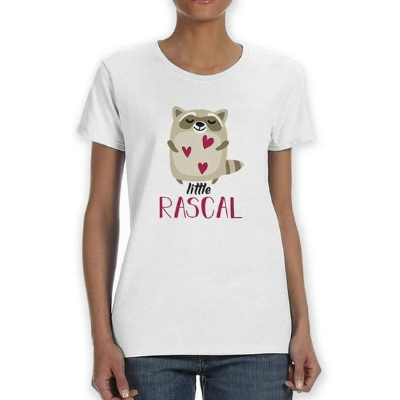 Little Raccoon Pascal T-Shirt Women -Smartprints Designs, Female 4X-Large