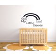 thumbnail image 1 of My Little Rainbow Clouds Newborn Baby Babies Quote Wall Sticker Art Decal for Girls Boys Room Bedroom Nursery Kindergarten House Fun Home Decor Stickers Wall Art Vinyl Decoration Size (8x10 inch), 1 of 3