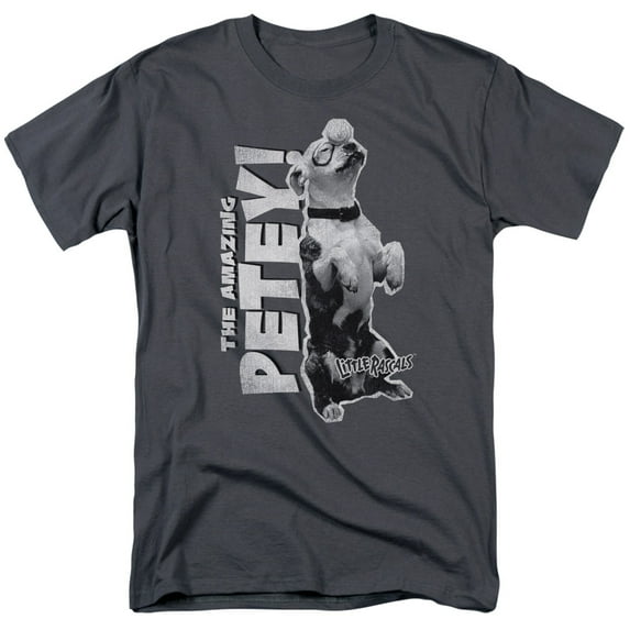 Little Rascals Amazing Petey Adult 18/1 T-Shirt Charcoal