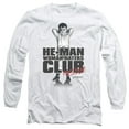 thumbnail image 1 of Little Rascals Club President Long Sleeve Adult 18/1 T-Shirt White, 1 of 2