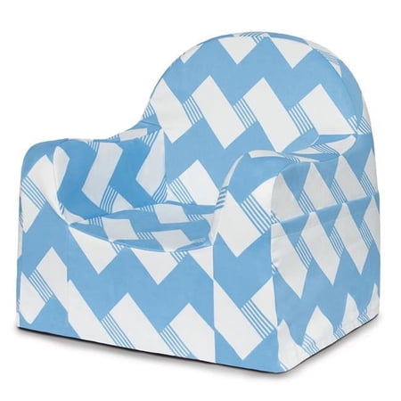 Little Reader Chair - Zigzag Blue