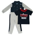 thumbnail image 1 of Little Rebels Toddler Boys Tee, Joggers and Denim Jacket Set, 3-Piece, Sizes 2T-4T, 1 of 7