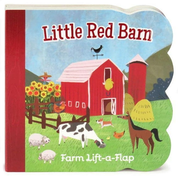 Pre-Owned Little Red Barn - A First Lift-a-Flap Farm Board Book for Babies and Toddlers (Babies Love), 9781680520552, 1680520555, Paperback, Ina Ltf Br edition