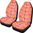 Little Red Flower Design Universal Car Front Seat Covers HeavyDuty