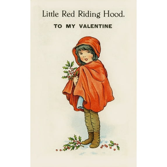 Little Red Riding Hood Poster Print By Mary Evans Picture Library Peter & Dawn Cope Collection
