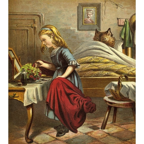 Little Red Riding Hood Poster Print By Mary Evanspeter & Dawn Cope Collection (24 X 36)