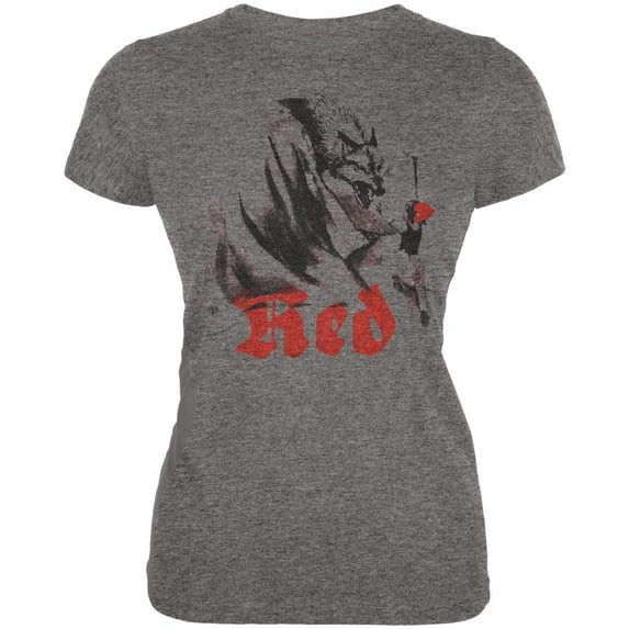 Little Red Riding Hood - Red Juniors T-Shirt - X-Large