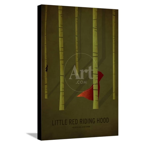 Little Red Riding Hood, Stretched Canvas Wall Art by Christian Jackson Sold by Art.Com
