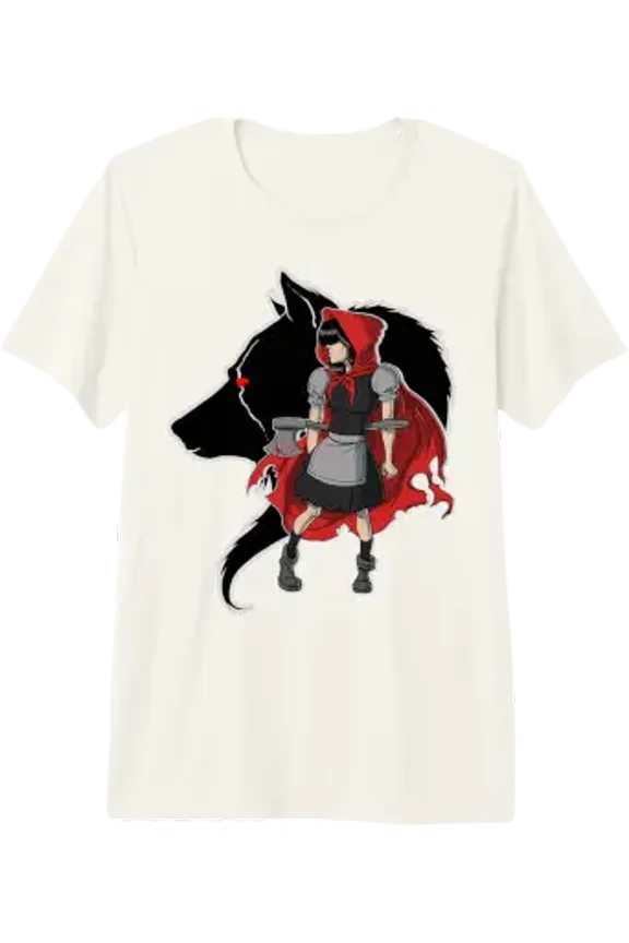 Little Red Riding Hood and The Wolf Fairytales Tri-Blend T-Shirt