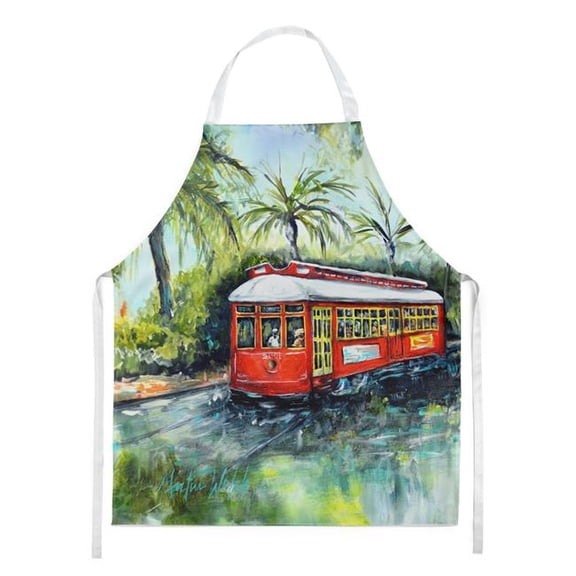 Little Red Street Car Apron 27 in x 30 in
