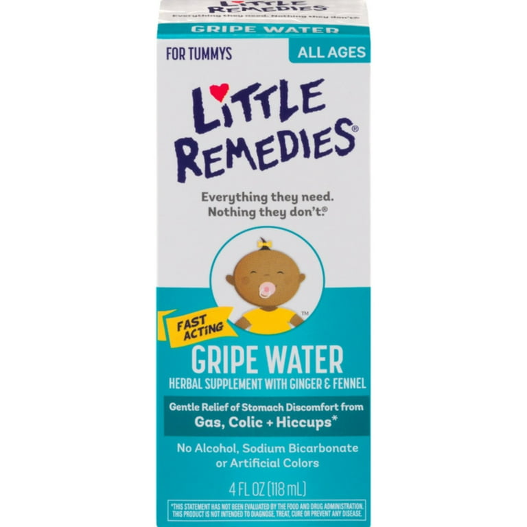 Little Remedies Little Tummy's Gripe Water Dispenser, Herbal, 4 Oz