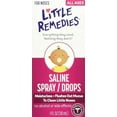 thumbnail image 1 of Little Remedies Newborn + Nose Saline Spray Drops, Wash Away Mucus, 1 Oz, 5-Pack, 1 of 4