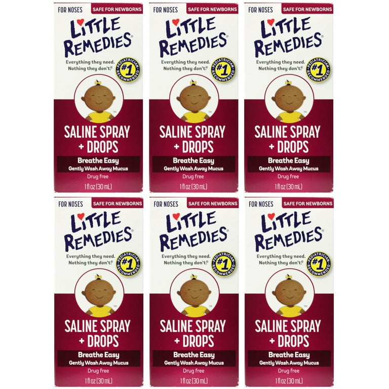 Little remedies best sale saline spray walmart