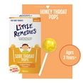 thumbnail image 1 of Little Remedies Sore Throat Pops, Made With Real Honey, 10 Count, 1 of 8