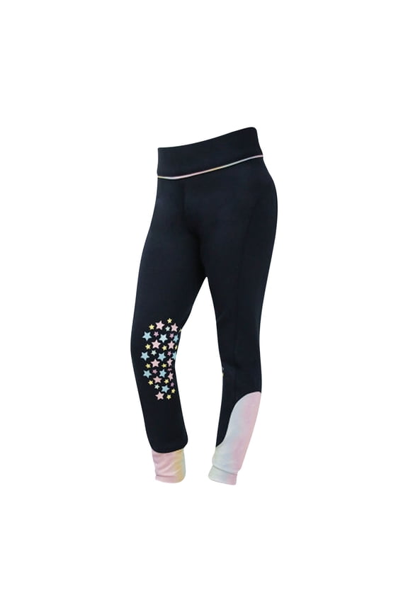 Girls Dazzling Dream Horse Riding Tights