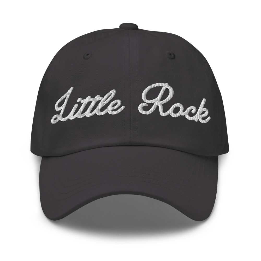 Little Rock Baseball Cap Little Rock Dad Hat Bold Script Texas TX Hat ...