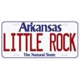 thumbnail image 1 of Little Rock Capital Of Arkansas Flat Novelty Car License Plate, 1 of 3