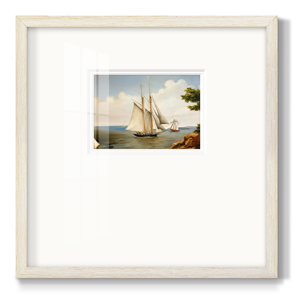 Little SailPremium Framed Print