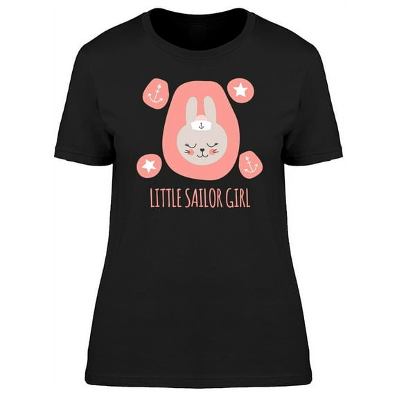 Little Sailor Girl Bunny T-Shirt Women -Image by Shutterstock, Female Small