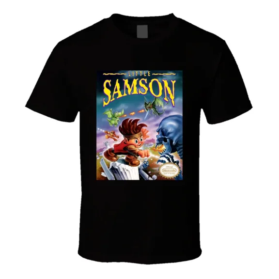 Little Sampson Video Game Player T Shirt