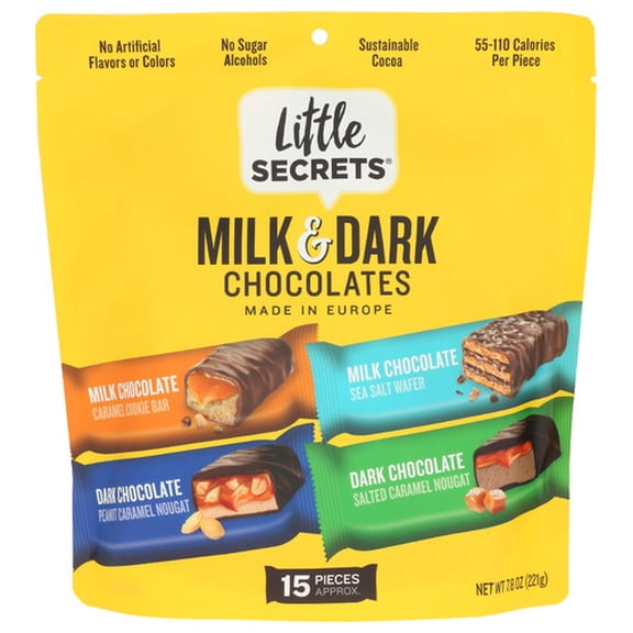 Little Secrets LLC Chocolate Milk & Dark Variety Pack 7.8 oz Pack of 6