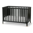 thumbnail image 1 of Little Seeds Aster 4-in-1 Convertible Crib, Black, 1 of 20
