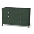 thumbnail image 1 of Little Seeds Briar Kids 6-Drawer Dresser, Bottle Green, 1 of 19
