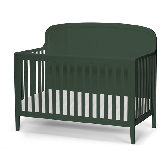 Little Seeds Briar 6-in-1 Convertible Crib , Bottle Green